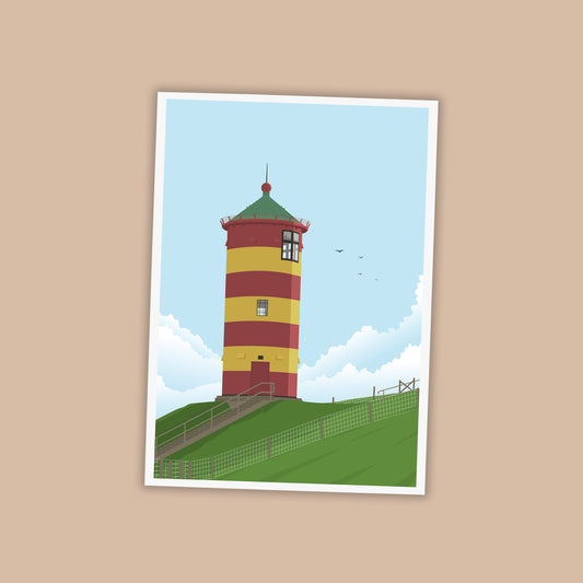 Pilsumer Leuchtturm (Postkarte)