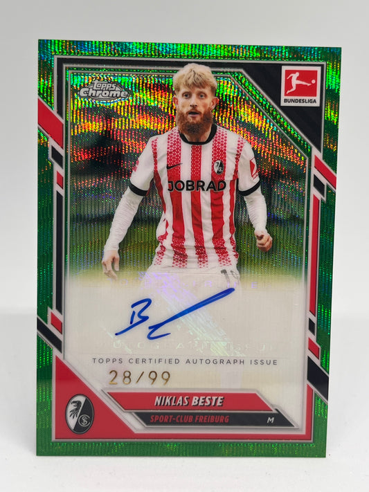 Topps: Niklas Beste 28/99 Auto
