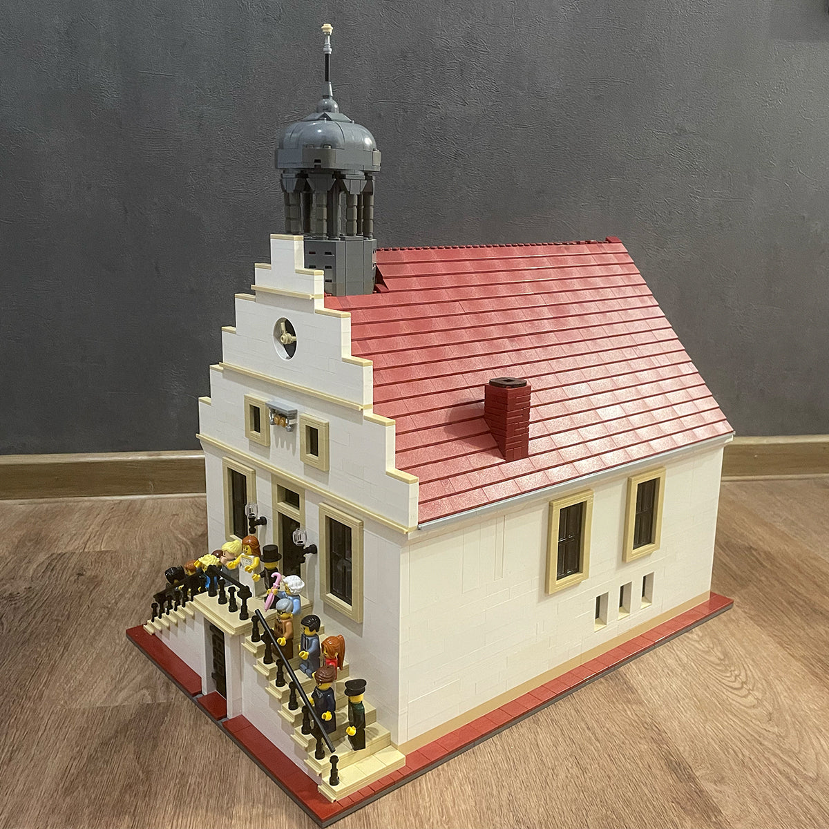 Anleitung für "Lingener Rathaus" aus Legosteinen