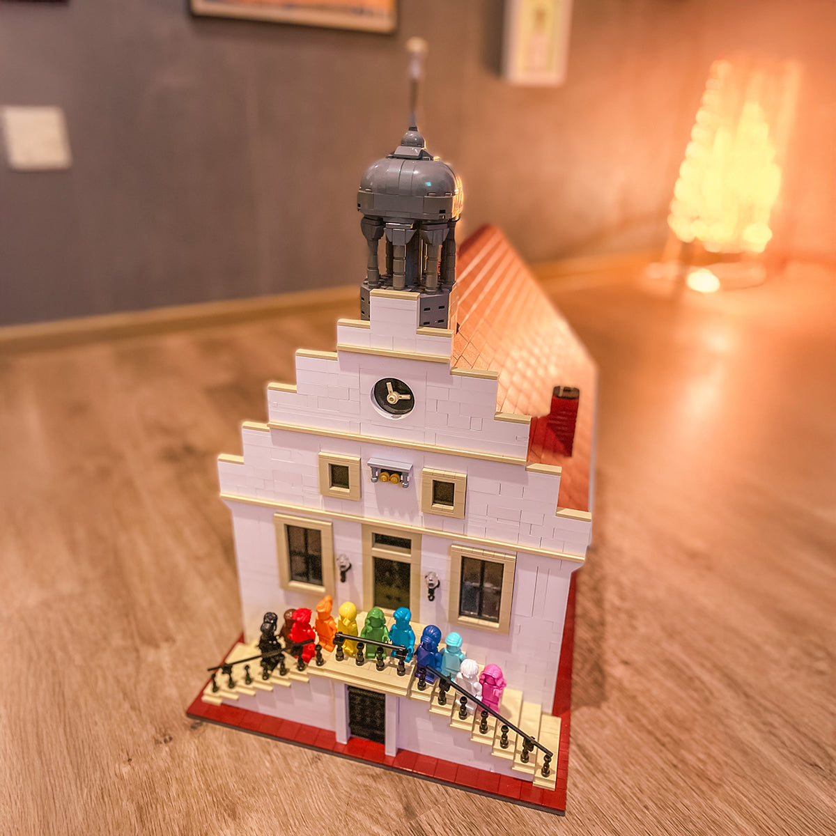 Anleitung für "Lingener Rathaus" aus Legosteinen