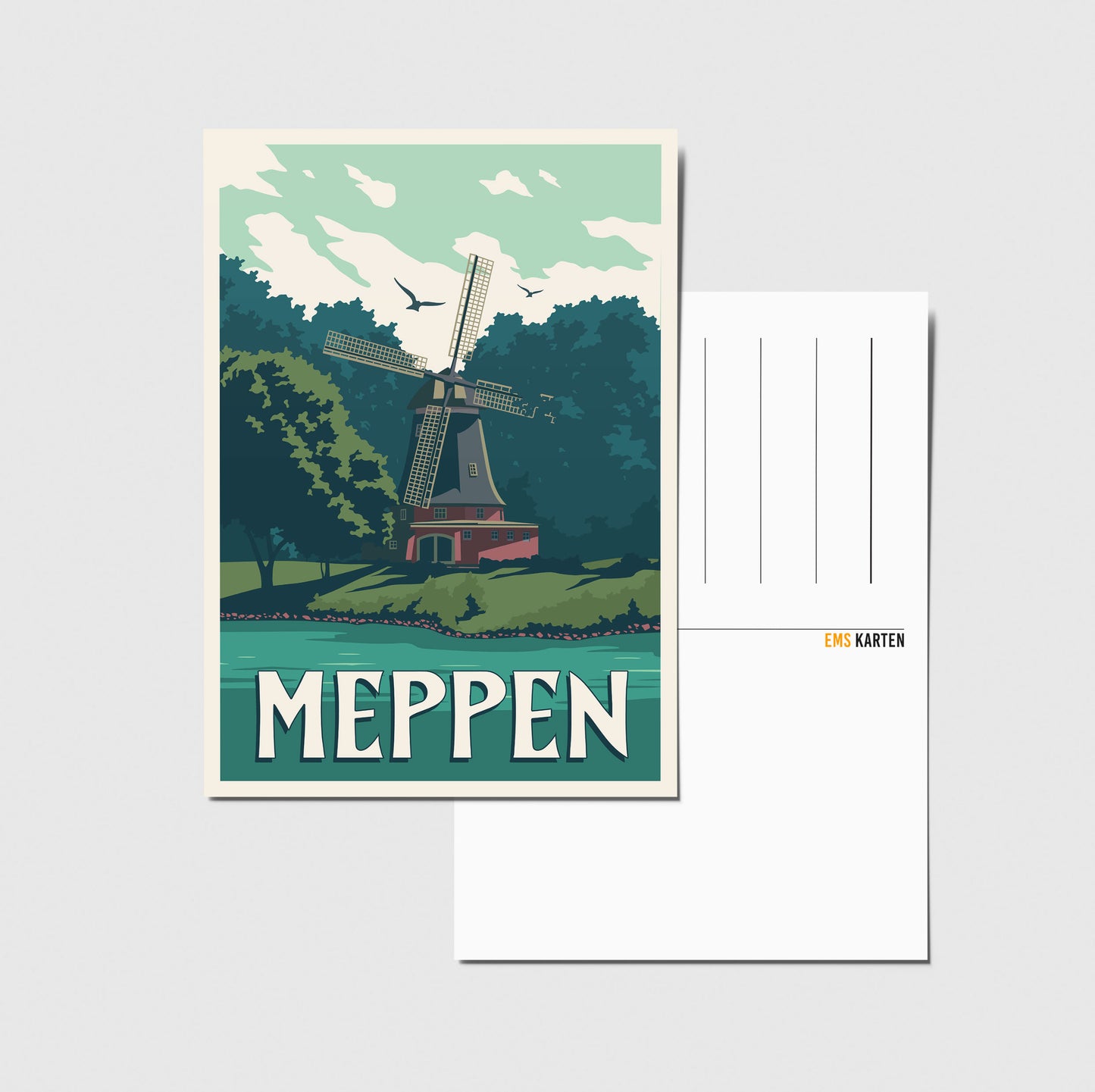 Windmühle Meppen (Postkarte)