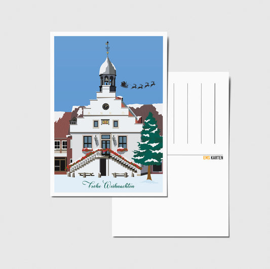 Weihnachtliches Rathaus (Postkarte)